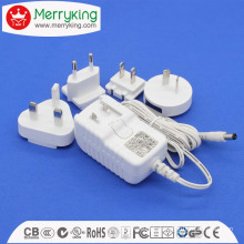 12V1.5A AC/ DC Power Adaptor with Exchangeable AC Plugs